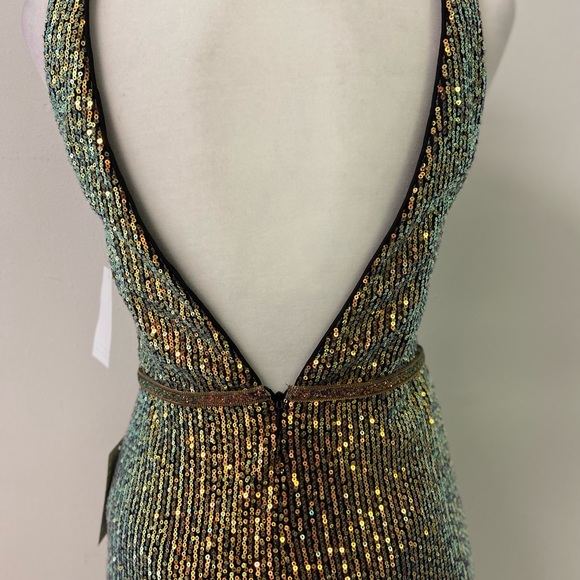 GLOW Dress Gunmetal Size 6 New With Tags - Picture 6 of 10